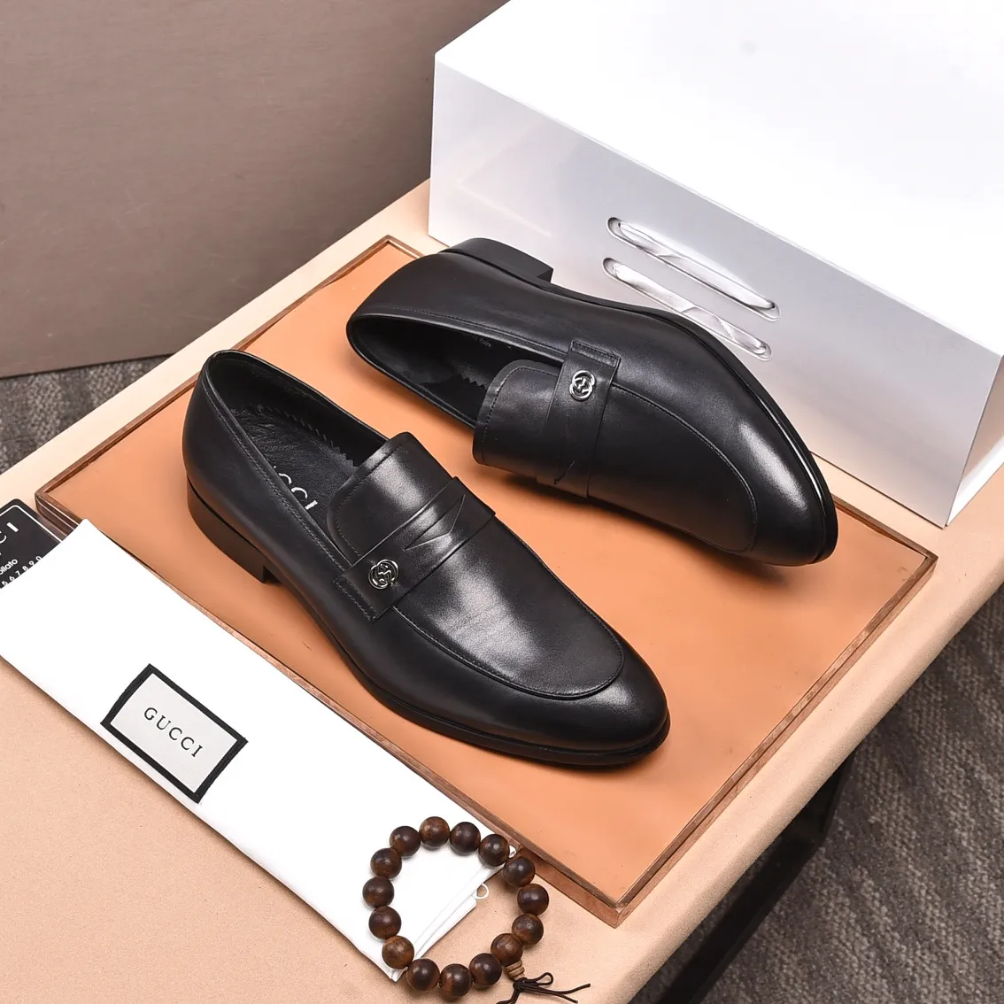 Men's shoes💰540📛📛Original (water-dyed cowhide) Gucci GUCCI official website formal shoes🌀 Italian🇮🇹imported cowhide➕top imported water-dyed cowhide lining💋Finely handmade original bottom, the real thing looks better when photographed in person Standard size 38-44